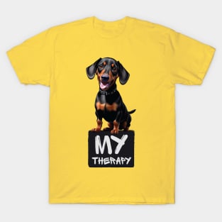 Just My Emotional Support Dachshund T-Shirt